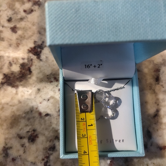 Contessa Di Capri Sterling Silver Paw Necklace - Picture 7 of 8